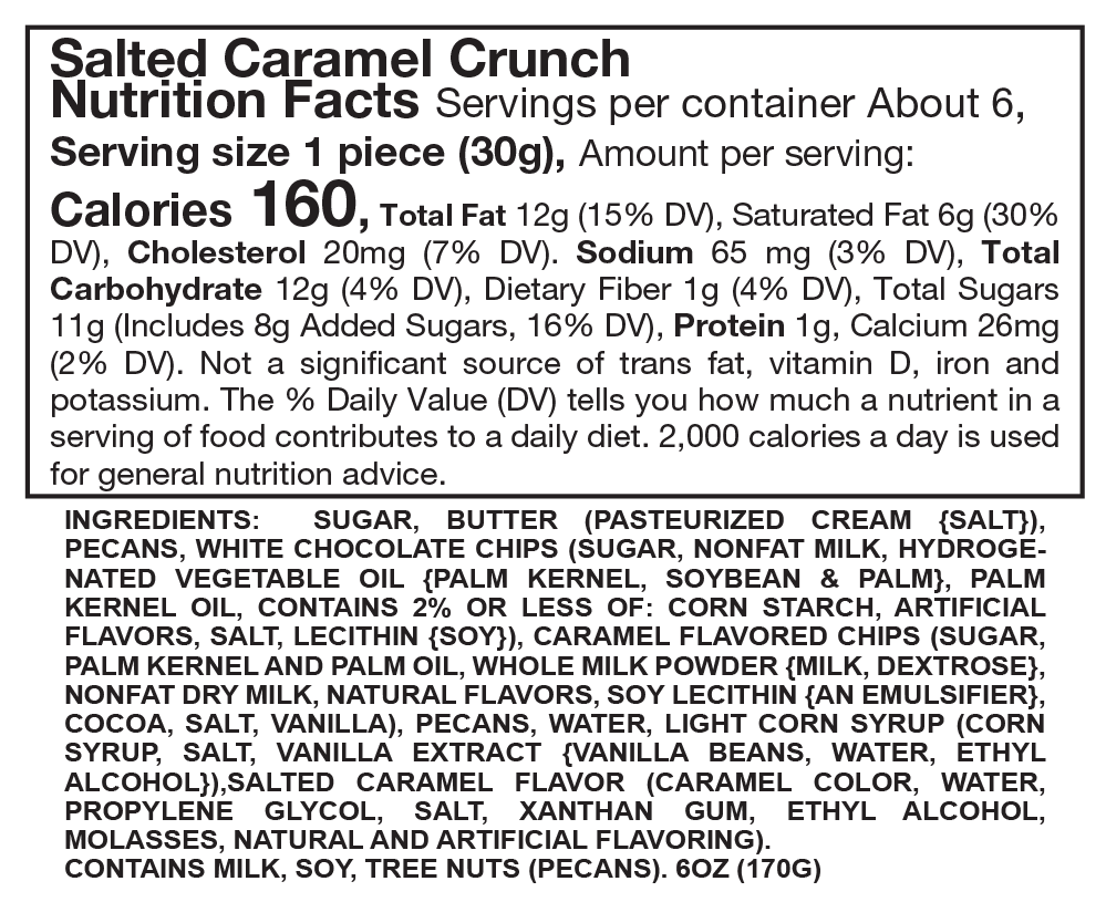 Salted Caramel Crunch (7oz)